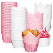 Set 200 pezzi fodere per cupcake fodere per muffin tazze di carta da forno piccoli involucri per torte