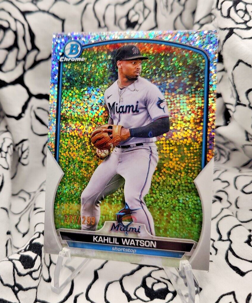 Kahlil Watson - #237/299 - SPECKLE - 2023 Bowman Chrome Prospects - BCP-47