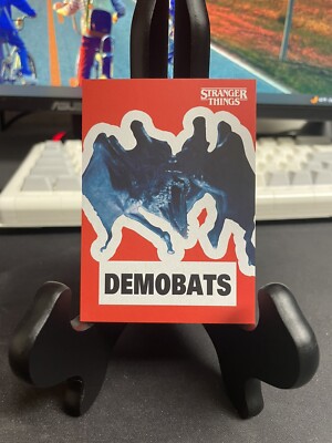 2023 Zerocool Stranger Things Fright Flicks Demobats Sticker Insert #S-6