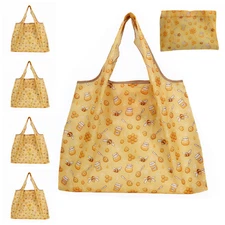 Reusable Grocery Bags XL 50LBS Foldable Grocery Shopping Bags Oxford Tote Bags