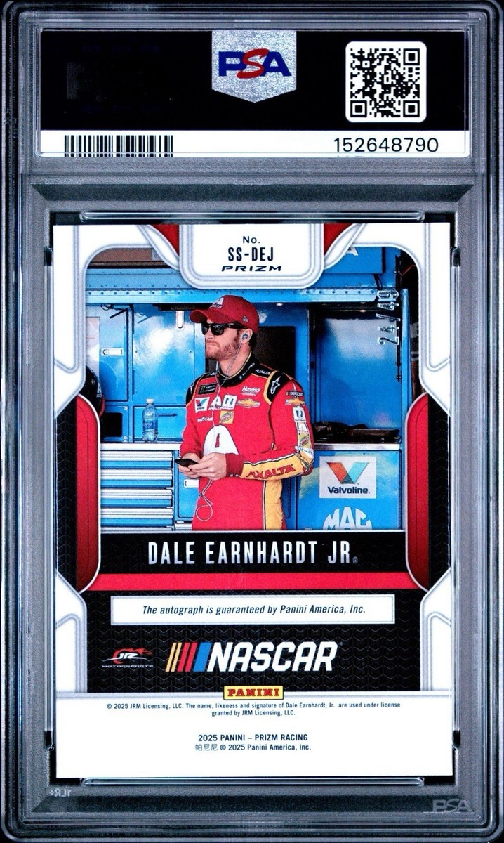 エルサ ファクシミリオートグラフカード 25/25 2025 Panini Prizm - Sensational Signatures Dale Earnhardt Jr. #SS