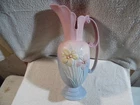 Vintage Hull Pottery 401-13 1/2 Ewer Pitcher Iris