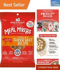 Grain-Free Freeze-Dried Raw Beef Meal Mixers for Optimal Dog Nutrition - 1 oz 111.84 per pound
