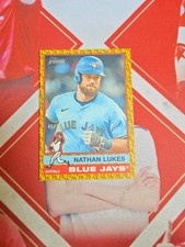 2025 Topps Heritage Nathan Lukes 1976 Border /76 Toronto Blue Jays #601