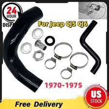 For Jeep Fuel Fill & Vent Hose Master Kit, Vent Kit SS Clamps CJ5 CJ6 1970-1975
