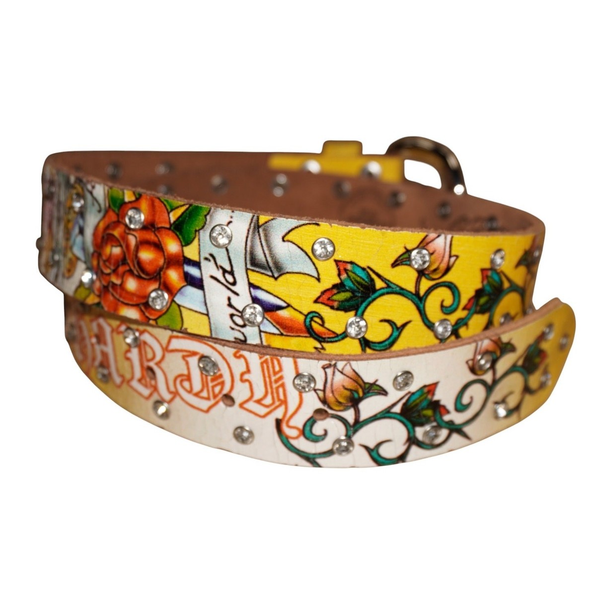 Ed Hardy by Christian Audigier Belt Small ED HARDY by Christian Audigier Belt Genuine Leather Tiger  main image 3