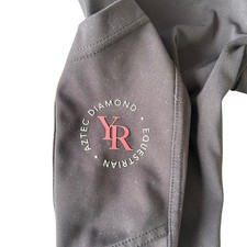 Aztec Diamond Equestrian Young Riders Black Riding Tights Kids Age 8-9