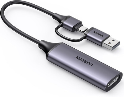 UGREEN Video Capture Card, 4K HDMI Auf USB C/A Capture Card, 1080P Video Grabber