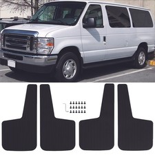 4pcs Front Rear Mud Flaps Splash Guard Mudflaps For Ford E150 E250 E350 Van