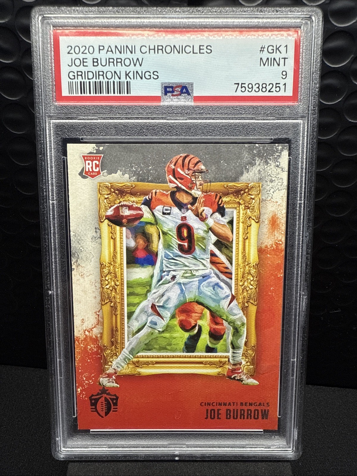 2020 Panini Chronicles - Gridiron Kings Joe Burrow #GK-1 (RC)