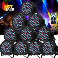 1-10PCS Disco DJ Party Stage Light 36LED RGB DMX Beam Lights Show PAR Lighting
