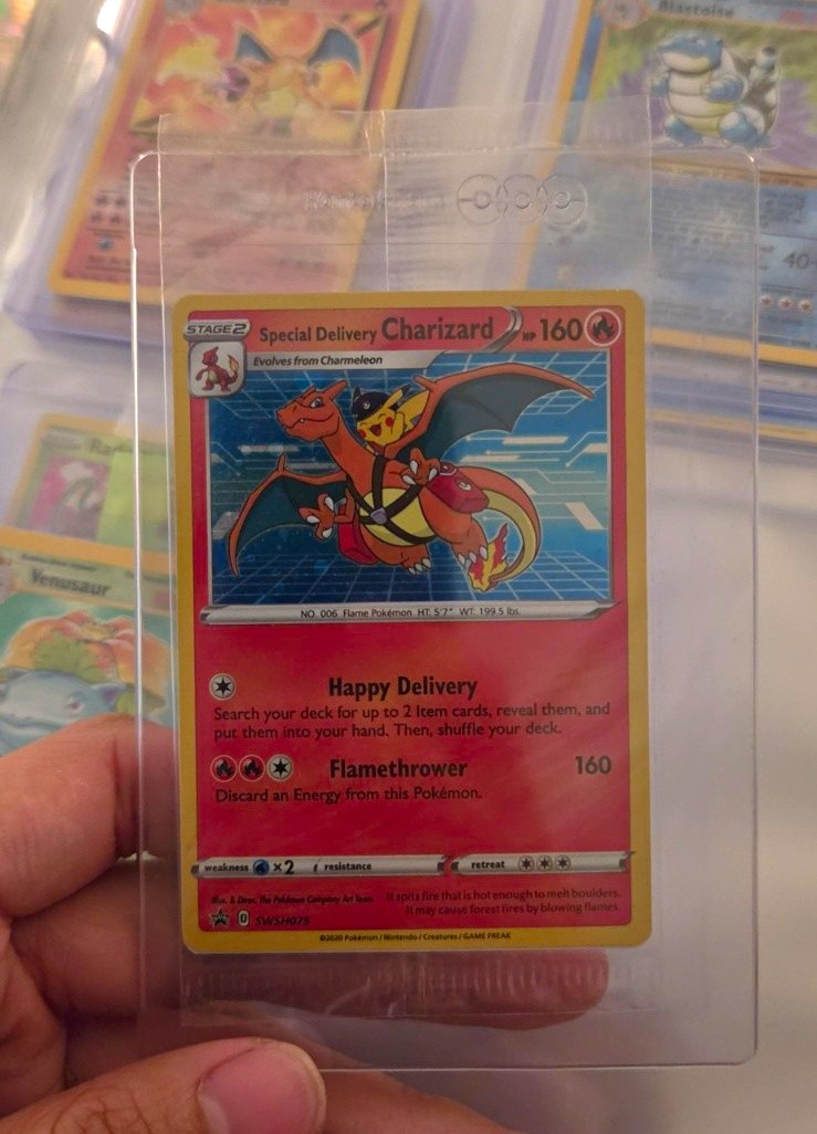 SEALED 2020 Special Delivery Charizard SWSH075 Holo Promo