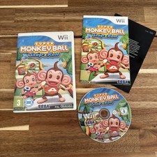 Super Monkey Ball Step & Roll Nintendo Wii Video Game Complete with Manual