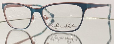 Originale LISA LOEB FLYING 179 C3 Eyeglasses TEAL New Metal 52-16-135