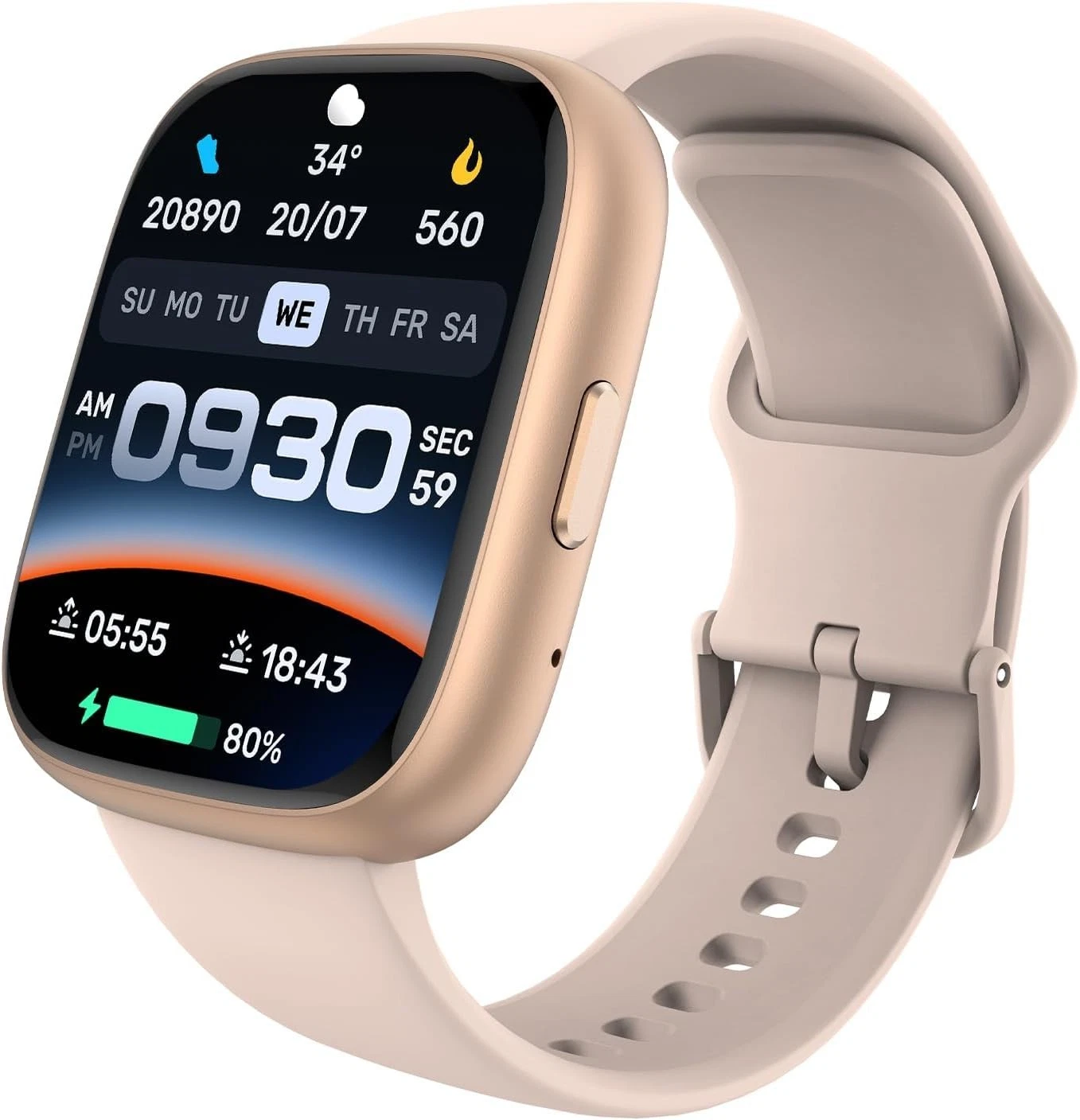 Fitness Tracker Watch,Bluetooth Calling, 1.83" HD Display, 100 Sports Modes