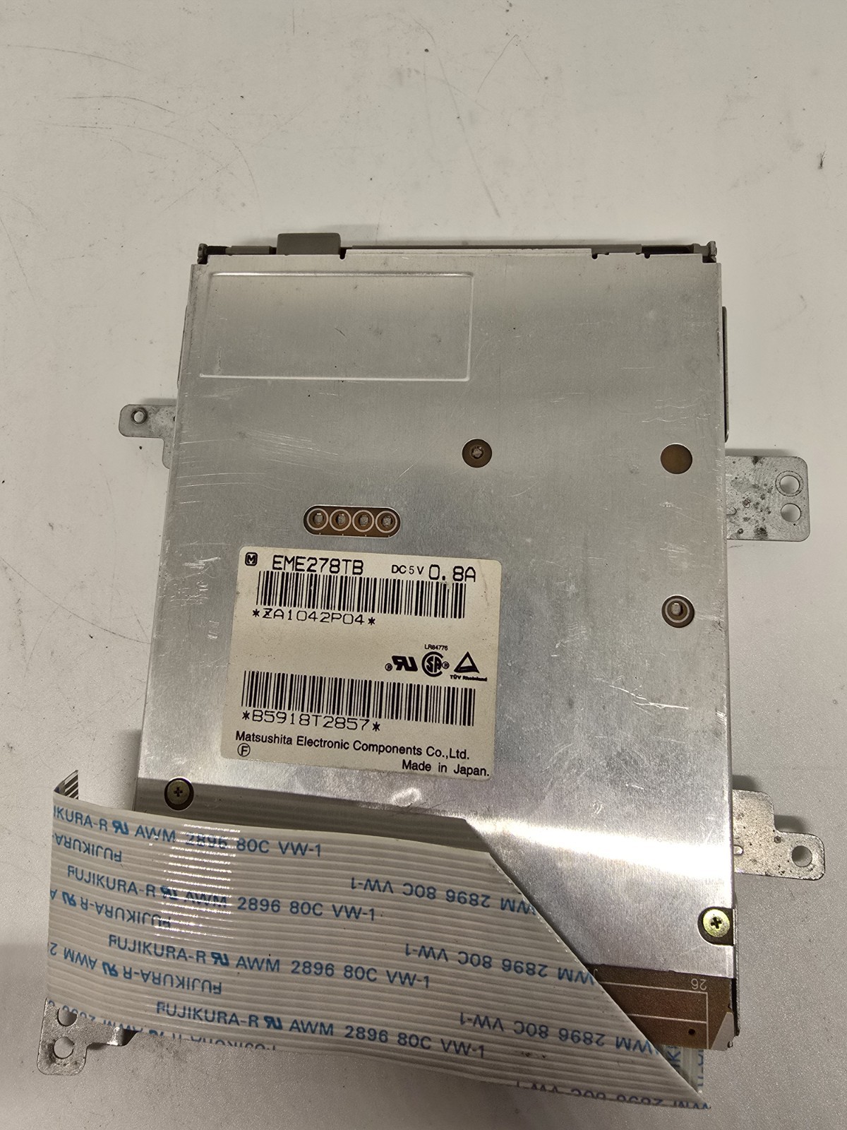 Panasonic Matsushita EME278TB 3.5” Slim Floppy Disk Drive Laptop FDD – Tested