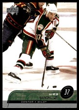 2002-03 Upper Deck #86 Wes Walz Minnesota Wild Hockey Card