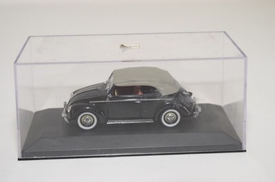 . MINICHAMPS VW VOLKSWAGEN BEETLE KAFER CABRIOLET SCHWARZ MINT VERPACKT