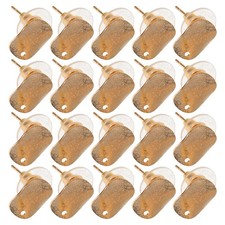 20 Pcs Earring Posts and Backs Making Accessories Base with Holes