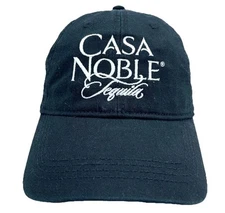 Casa Noble Tequila Hat Cap Black Strap Back Base Ball Dad Alcohol Bar Party Mens