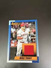2025 Topps Update Series - 1990 Topps Baseball Relics Mike Trout #90RU-MT (MEM)