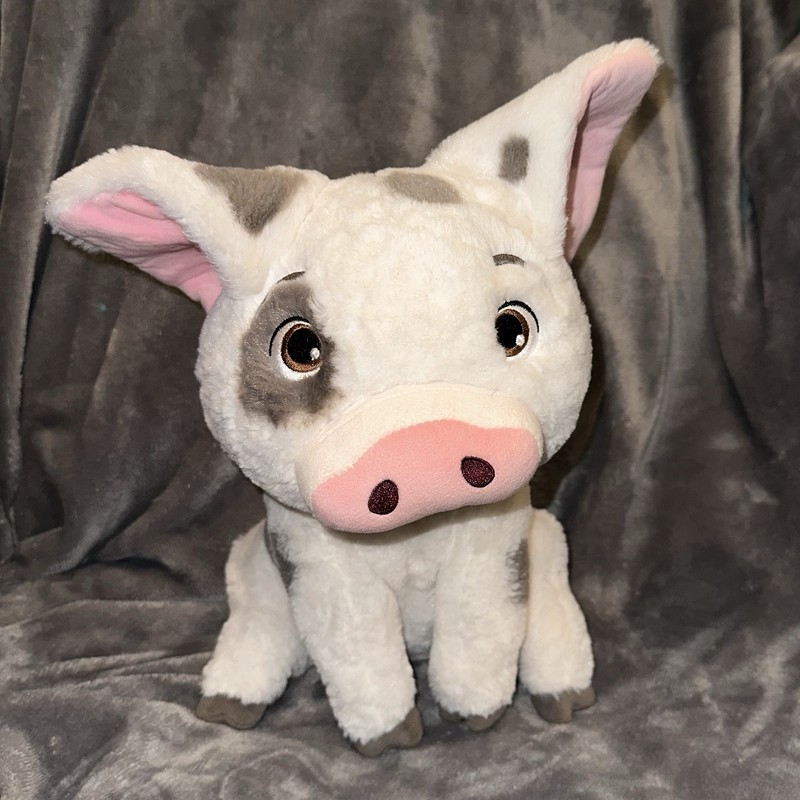 EUC Authentic Disney Store Moana Pua Pig Plush Animal 13-inch