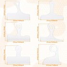 6Pcs Cutting Board Handle Template Set Transparent Acrylic Charcuterie BrSoV