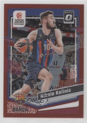 2023-24 Panini Donruss EuroLeague Optic Red Prizm 84/99 Nikola Kalinic #60 12zl