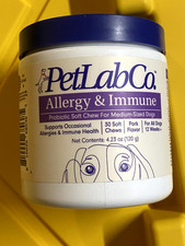 PetLab Co ALLERGY IMMUNE Probiotic Soft Chew For Dogs EXP 04/26