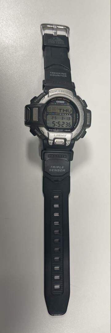 CASIO プロトレック　PRT-60 CASIO PROTREK PRO TREK PRT-60 men Quartz Black Watch - Rank