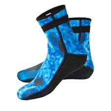 3mm Camouflage Diving Socks Neoprene Anti-Slip Water Socks Keep Warm Sand Socks