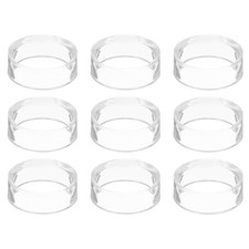 9 Pcs 1.7" Round Baseball Stand Acrylic Sphere Holder Crystal Sphere Display