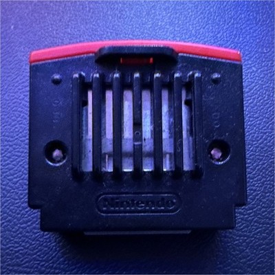 Nintendo N64 Memory Expansion Pak NUS-007 External Attachment Red/Black