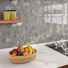 Paraschizzi kitchen wall sticker marble effect grey and pink 40cmx5M washable car