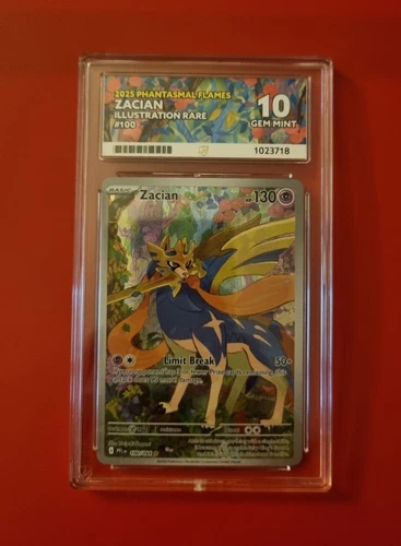 Pokémon TCG Zacian 100/094 Illustration Rare Holo EN ACE 10