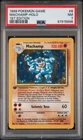 1999 POKEMON BASE SET 1ST EDITION #8 MACHAMP-HOLO PSA 7
