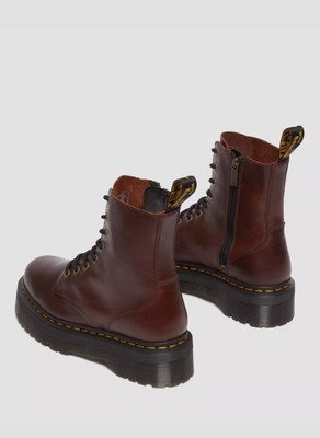Dr. Martens Jadon Boots Men’s size 11 Pull Up Leather Platforms Dark Brown Doc Jadon Boot Arc Crazy Horse Platforms in Brown | Dr. Martens main image 4