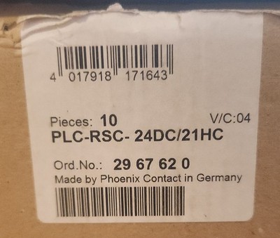 lot of (1) Phoenix Contact PLC-RSC 24DC/21HC Relay Module