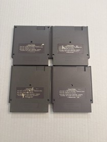 4 game lot Nintendo NES - Karate Champ, Karnov, Wrestlemania, Renegade