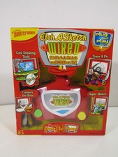 Etch-A-Sketch Wired Electronics RCA Plug  Play Toy Drawing Shake to Erase