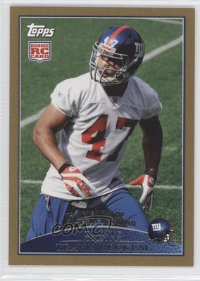 2009 Topps Gold 636/2009 Travis Beckum #387 0f6