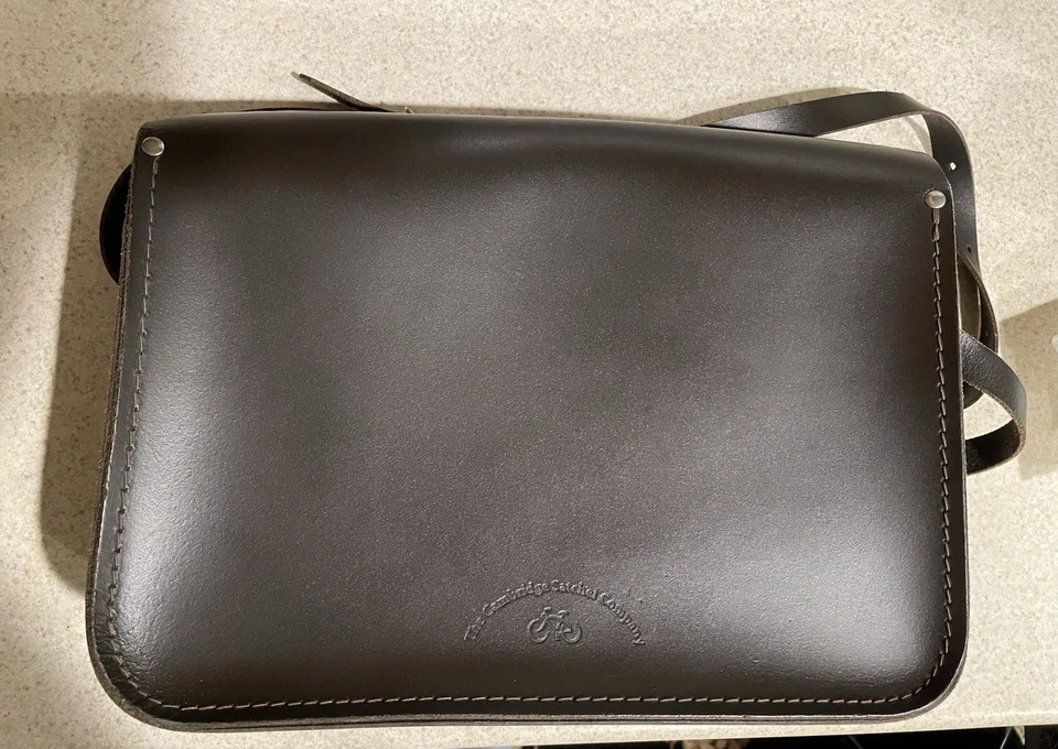 The Cambridge Satchel Company 13 Inch Dark Brown Leather Satchel - Image 4 of 4