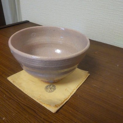 Tea Utensils Matcha bowl ancient Kyo-yaki Seiwa kiln bo with cloth included