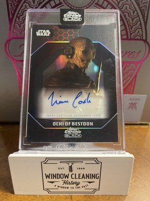 2024 Topps Star Wars Chrome Black Ochi Of Bestoon Dark Side Auto