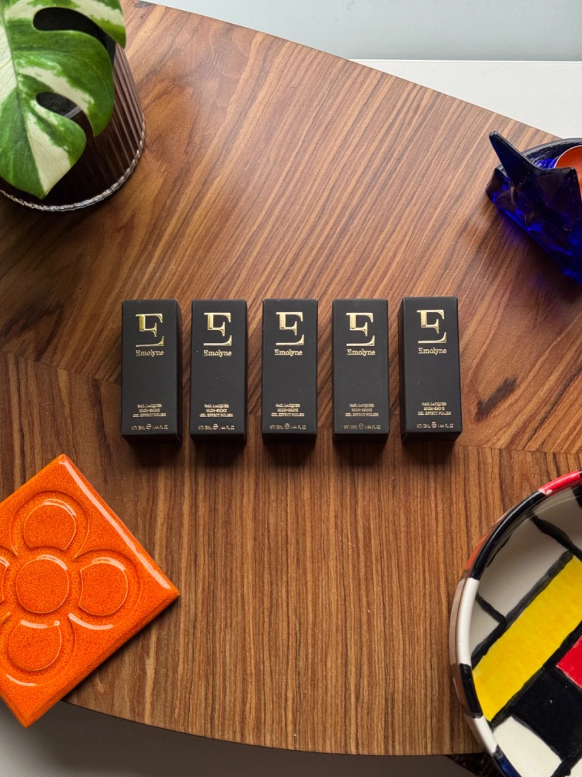 Emolyne Job Lot Set of 5 Nail Lacquers