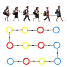 12 Sets Walking Rope for Preschool Toddlers Walking Rope, Detachable Transiti...