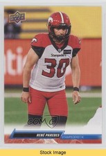 2023 Upper Deck CFL Blue Rene Paredes #17 READ 1g4p