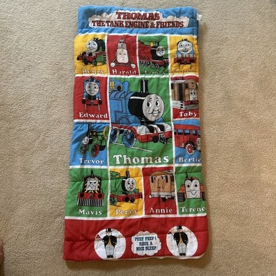 Vintage 1992 Thomas Tank Engine Train And Friends Sleeping Bag Bed 
