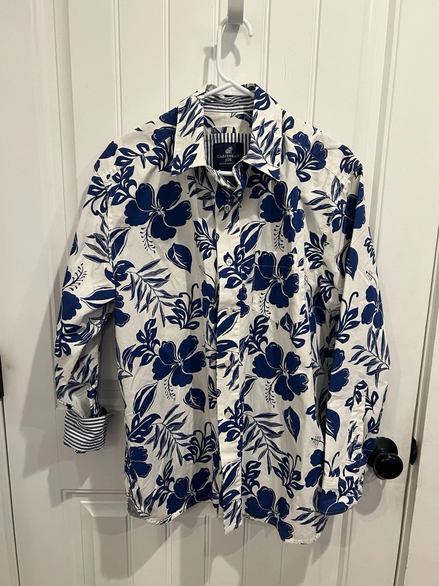Coastal Casuals Caribbean Joe Grande chemise à manches courtes pour hommes Vacances hawaïennes