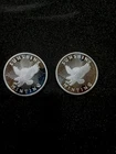 2-Sunshine Silver Eagle Rounds .999 Fine Silver (1 Troy oz. Each)